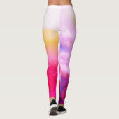 Aangepaste Leggings SUNSET EN KANJI VOOR RUST (Achterkant)