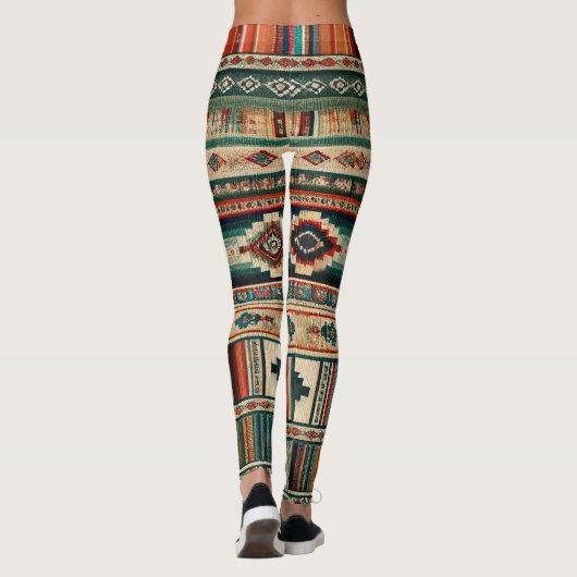 AANGEPASTE LEGGINGS VOOR AFDRUKKEN – "OAXACA" (Achterkant)