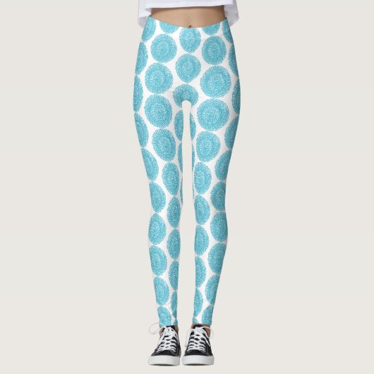 Aangepaste Leggings voor blauwe dromen (Voorkant)