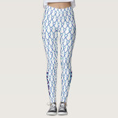 Aangepaste Leggings voor blauwgroen en Paarse bewu (Voorkant)