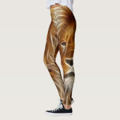 Aangepaste Leggings voor Fantasy Lion Head (Links)