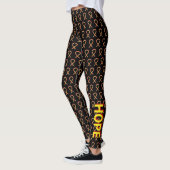 Aangepaste Leggings voor Geel en Rood bewustzijn (Links)