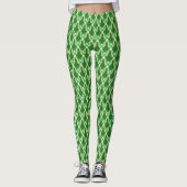 Aangepaste Leggings voor groene bewustwording Ribb (Voorkant)