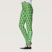Aangepaste Leggings voor groene bewustwording Ribb (Links)