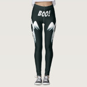 Aangepaste leggings voor Halloween Ghosts (Voorkant)
