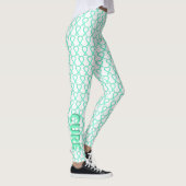 Aangepaste Leggings voor Jade Awareness Ribbon Art (Rechts)