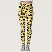 Aangepaste leggings voor kleurenbladzijdes afdrukp (Voorkant)