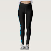 Aangepaste Leggings voor kleurenzijband - Blauw zw (Voorkant)