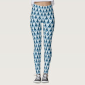 Aangepaste Leggings voor Light Blue Awareness Ribb (Voorkant)