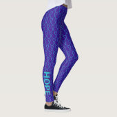 Aangepaste Leggings voor Paarse en Blauwgroen bewu (Rechts)