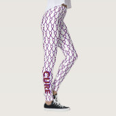 Aangepaste Leggings voor Paarse en Bourgogne bewus (Rechts)