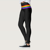 Aangepaste Leggings voor regenboogreggen onder de  (Links)