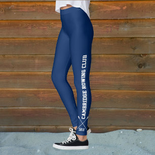 Aangepaste Leggings voor roeiclub Rower Naam Monog
