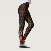 Aangepaste Leggings voor rood en Oranje bewustzijn (Rechts)
