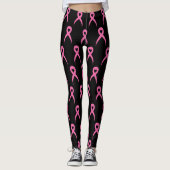 Aangepaste leggings voor roze lint (Voorkant)