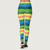 Aangepaste Leggings voor Stripes Summer Mode (Achterkant)