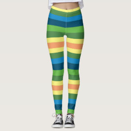 Aangepaste Leggings voor Stripes Summer Mode