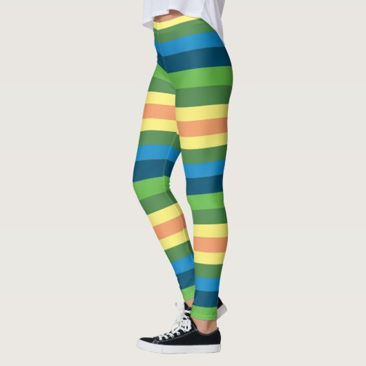 Aangepaste Leggings voor Stripes Summer Mode (Links)