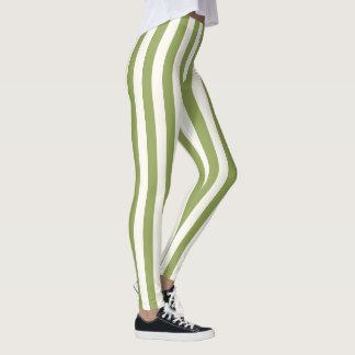 Aangepaste leggings voor verticale groene riem