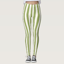 Aangepaste leggings voor verticale groene riem