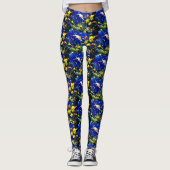Aangepaste Leggings voor vrouwen met tropische vis (Voorkant)