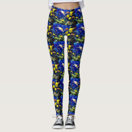 Aangepaste Leggings voor vrouwen met tropische vis