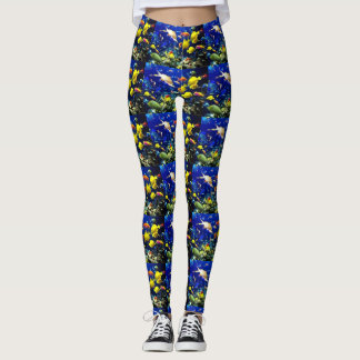 Aangepaste Leggings voor vrouwen met tropische vis
