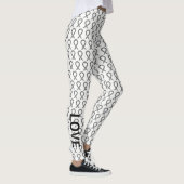 Aangepaste Leggings voor wittebboardmatige en zwar (Rechts)