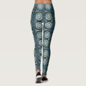 Aangepaste Leggings Witte mandala Expressie (Achterkant)