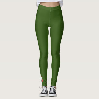 Aangepaste Leggings: ZWART MET Leggings INITIAAL