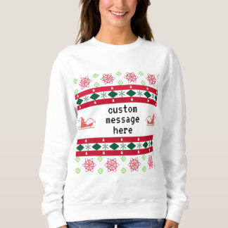 Aangepaste lelijke kerst trui
