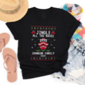 Aangepaste Lelijke Kerstcruise Familie Matching Gr T-shirt