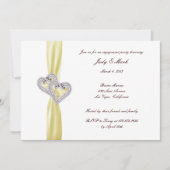 Aangepaste Lemon Hearts Engagement Party Kaart (Voorkant)