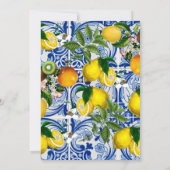 Aangepaste Lemon-notities Bedankkaart (Achterkant)