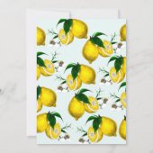 Aangepaste Lemon-notities Bedankkaart (Achterkant)