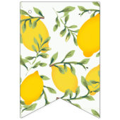 Aangepaste Lemon Print Bunting Flag Vlaggetjes (Eerste vlag)