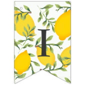 Aangepaste Lemon Print Bunting Flag Vlaggetjes (Derde vlag)