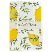 Aangepaste Lemon Tree Food Gift Bag Medium Cadeauzakje (Voorkant)