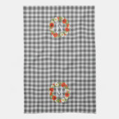 Aangepaste lentepoppies en -dagen met grote breedt theedoek (Verticaal)