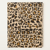 Aangepaste Leopard Animal Print Pattern-agenda Planner (Achterkant)