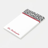 Aangepaste Leopard Post It Notities Gift Post-it® Notes (Schuin)