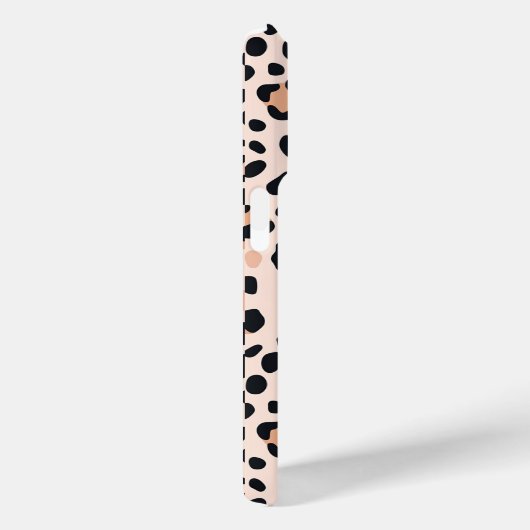 Aangepaste Leopard Print Hondenfoto met naam Case-Mate iPhone Case (Achterkant / Rechts)