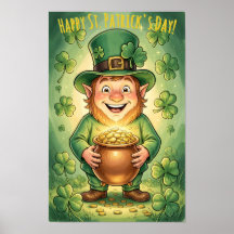Aangepaste Leprechaun Kabouter Gelukkig St. Patric