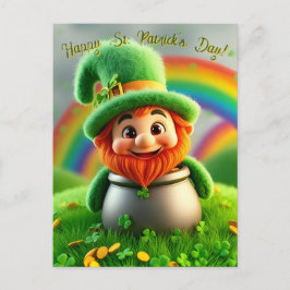 Aangepaste Leprechaun Kabouter St. Patrick's Dag K Briefkaart