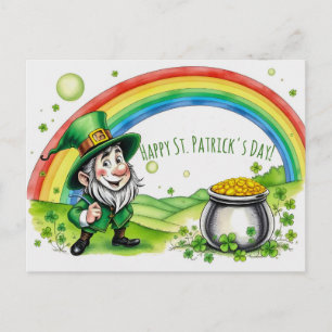 Aangepaste Leprechaun Kabouter St. Patrick's Dag S Briefkaart