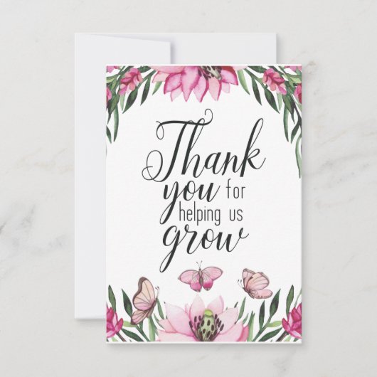 Aangepaste leraar bedankt dat je ons helpt groeien (Voorkant)