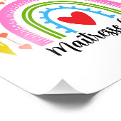 Aangepaste leraar cadeau, dank je leraar foto afdruk (Hoek)