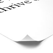 Aangepaste leraar definitie woord zelfstandig naam perfect poster (Hoek)