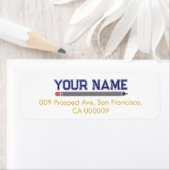 Aangepaste leraar etiket (Insitu)