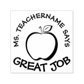 Aangepaste leraar - Geweldige baan met moderne App Zelfinktende Stempel (Design)